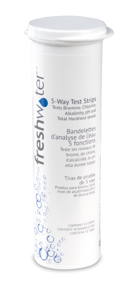 Freshwater 5-Way Spa Test Strips, 50 Pack 80090